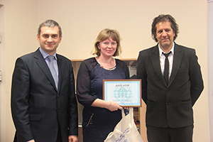 Awarding the journalists