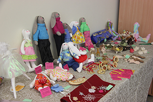 Hand-made souvenirs exhibition
